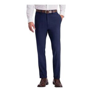 NEW Kenneth Cole Reaction Techni-Cole Men's 36x29 Slim Fit Navy Dress Pants